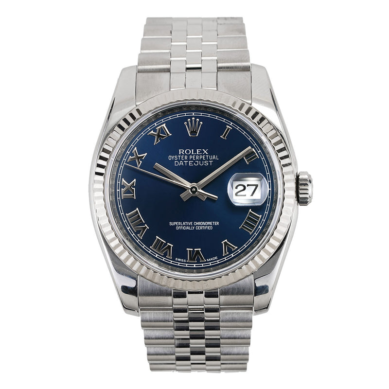 Rolex Datejust 36 | Blue Roman Numerals 16234 | Pre-owned 2008