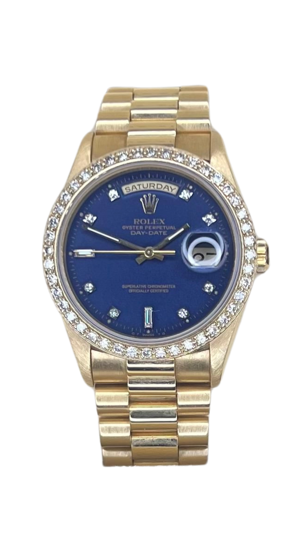 Rolex Day-Date 36 | Custom Dial & Bezel 18238 | Pre-owned 1990s