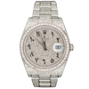 Rolex Datejust 41 'Bussdown' | Fully set VSII natural diamonds Arabic Dial 126300 | Pre-owned 2022 Diamond set datejust