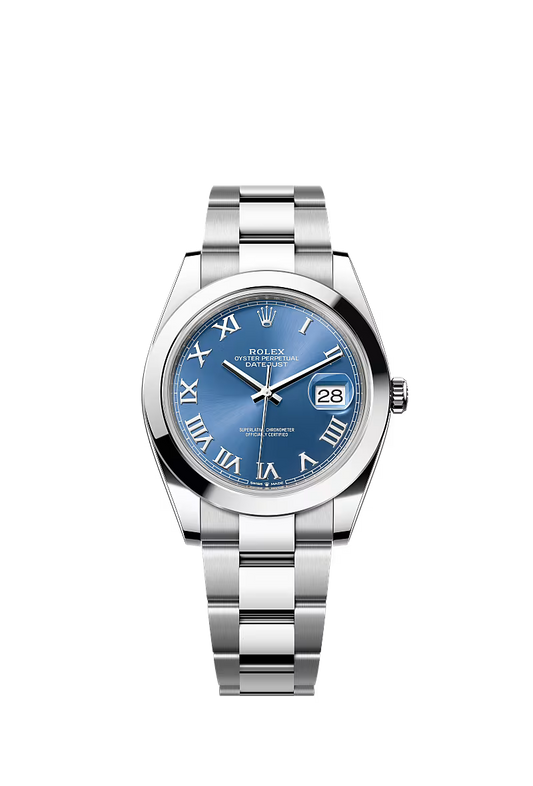 Rolex Datejust II | Azzurro Roman Numeral Dial 116300 | Pre-owned 2016