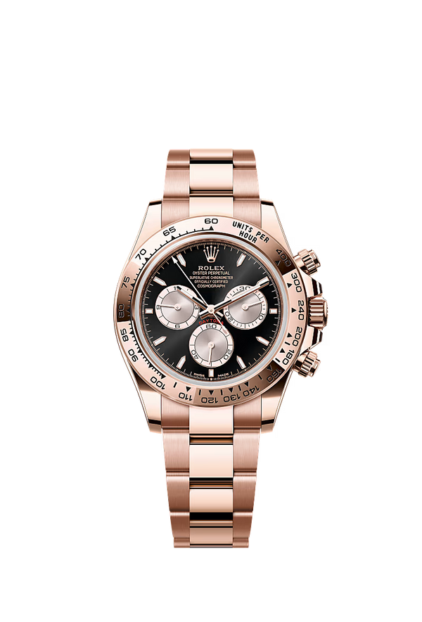 Rolex Daytona Full Rose | Black Sundust 126505 | Pre-owned 2025