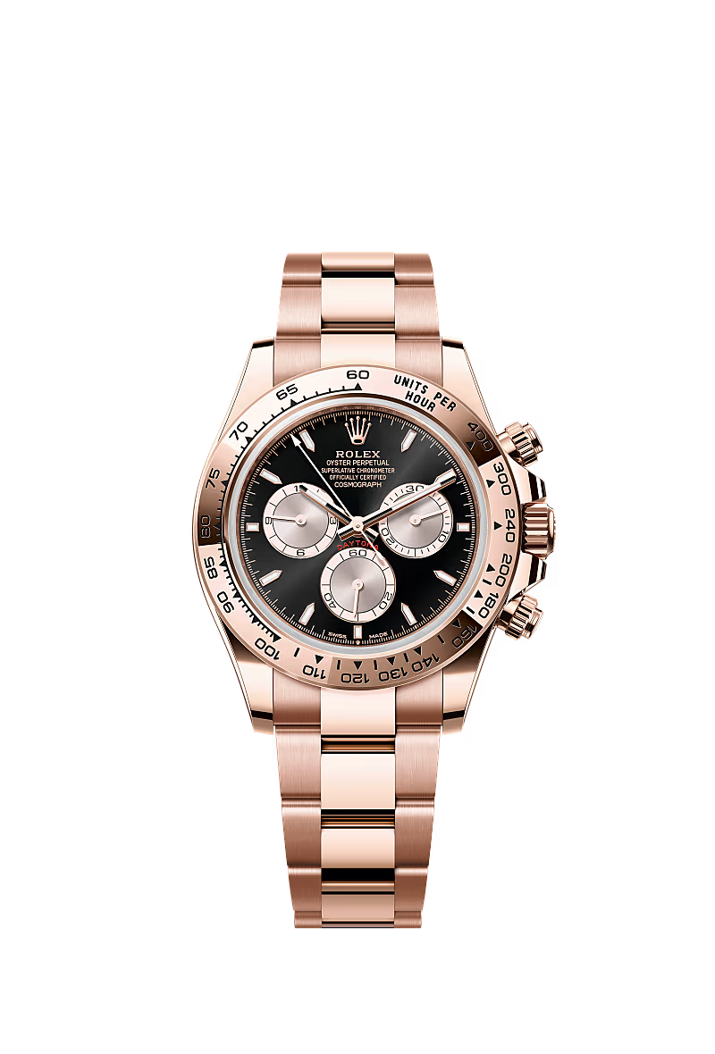 Rolex Daytona Full Rose | Black Sundust 126505 | Pre-owned 2025
