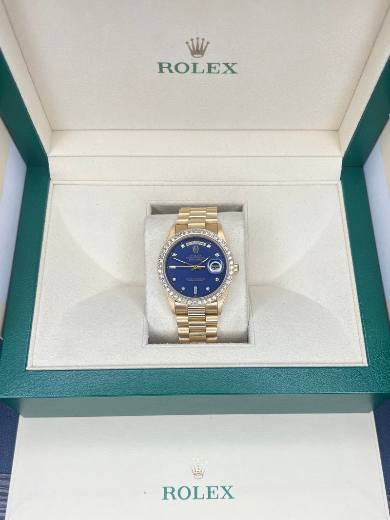 Rolex Day-Date 36 | Custom Dial & Bezel 18238 | Pre-owned 1990s