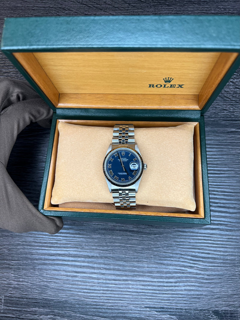 Rolex Datejust 36 | Blue Roman Numerals 16234 | Pre-owned 2008