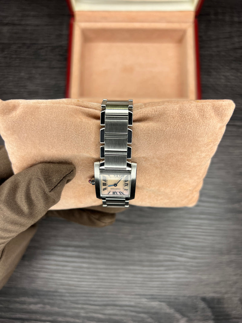 Cartier Tank Francaise | MOP dial W51008Q3 | Pre-owned 2008