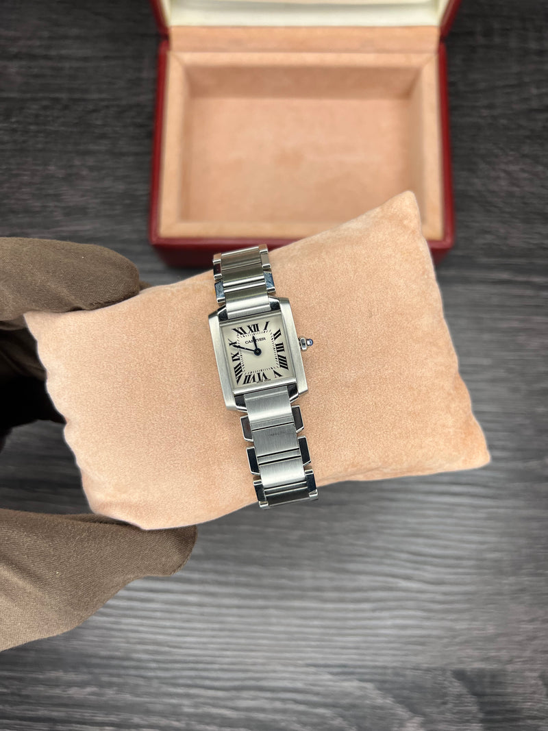 Cartier Tank Francaise | White Dial W51008Q3 | Pre-owned 2008