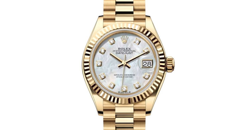 Ladies Rolex Datejust | Custom MOP Diamond Dial 69178 | Pre-owned 2000s