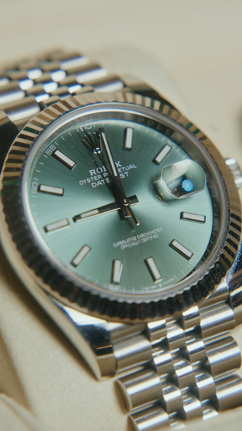 Rolex Datejust 41 | Mint Green 126334 | Pre-owned 2025