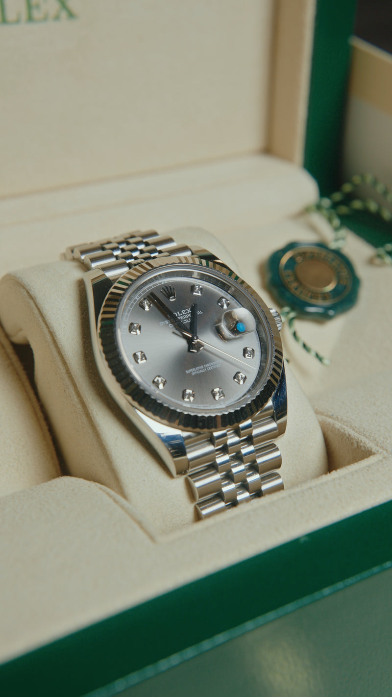 Rolex Datejust 41 | Diamond Rhodium 126334 | Pre-owned 2023