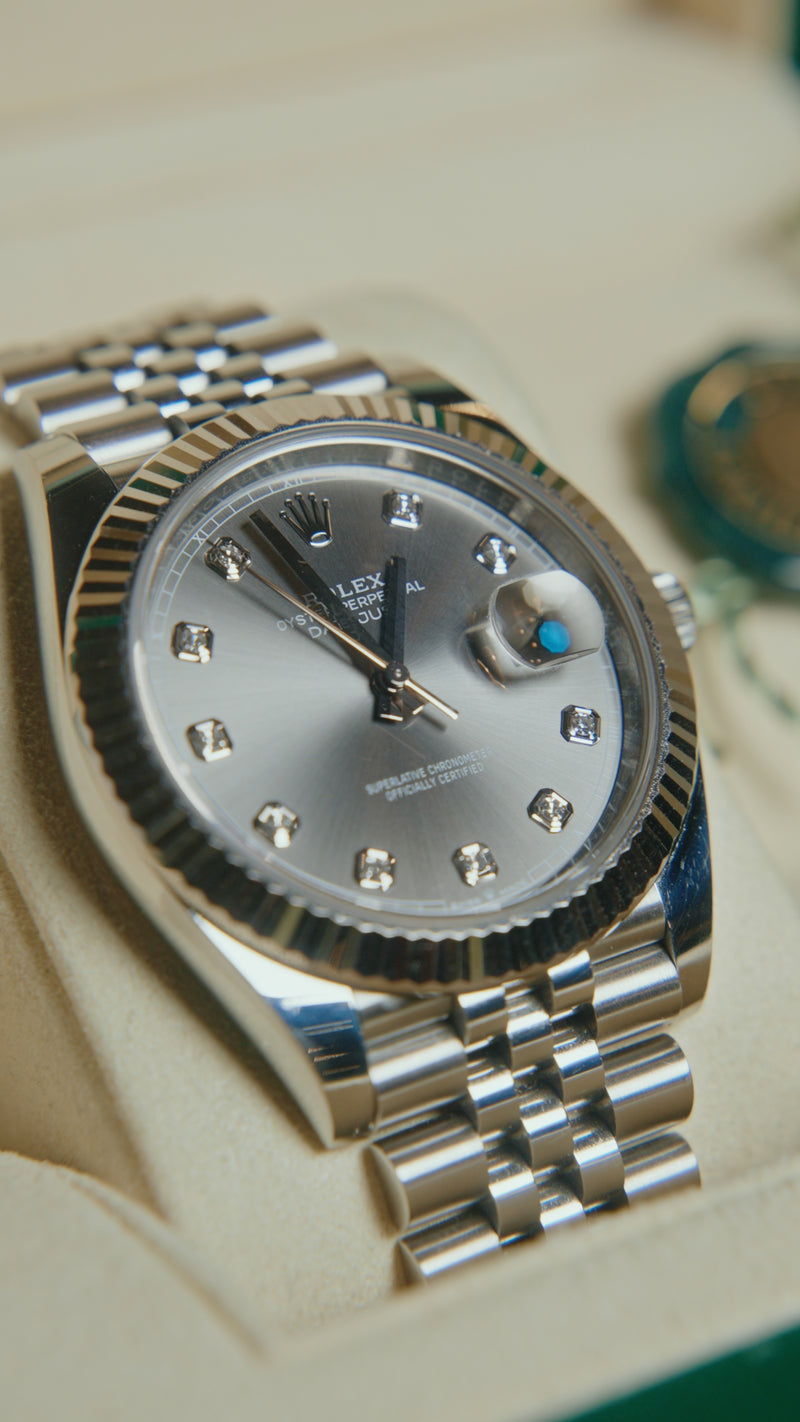 Rolex Datejust 41 | Diamond Rhodium 126334 | Pre-owned 2023
