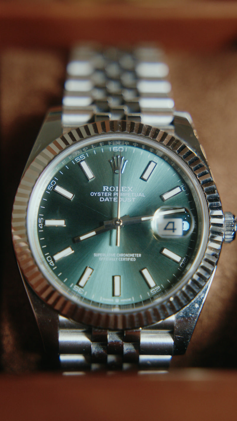 Rolex Datejust 41 | Mint Green 126334 | Pre-owned 2025