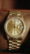Rolex Day-Date 36 | Custom Diamond Bezel 18238 | Pre-owned 2025