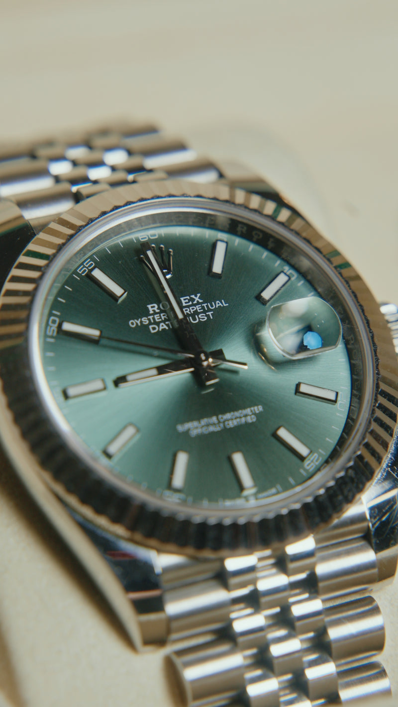 Rolex Datejust 41 | Mint Green 126334 | Pre-owned 2025
